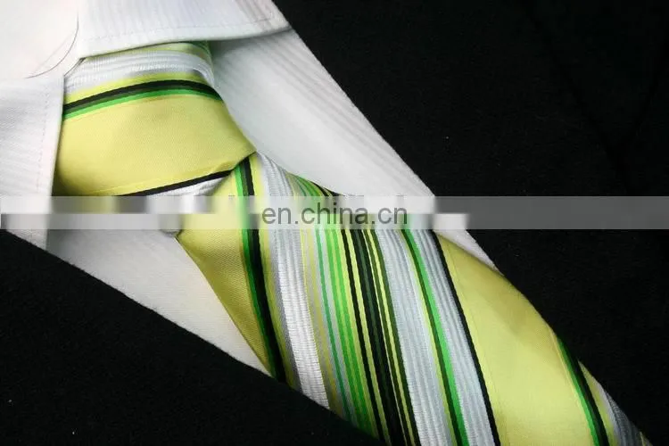 Factory Prices promotional logo printing fashion stripe polyester tie