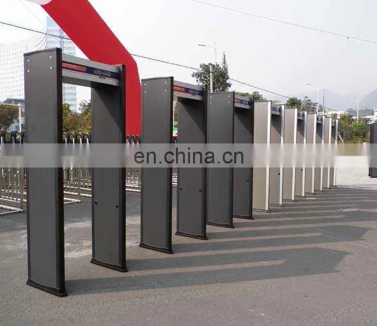 Factory wholesale walk through temperature scanner security checking door, IR Body Temperature Detector Gate