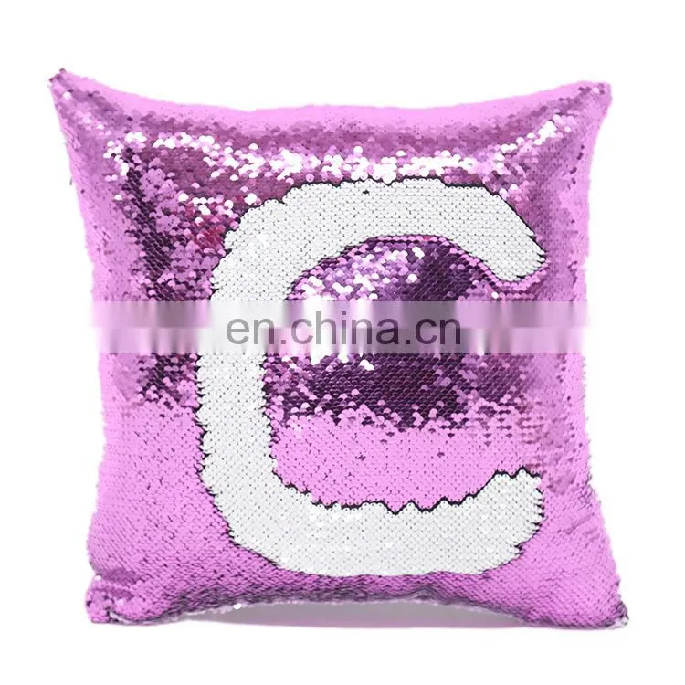 Fashion colorful sofa decorative sequin throw pillow cover