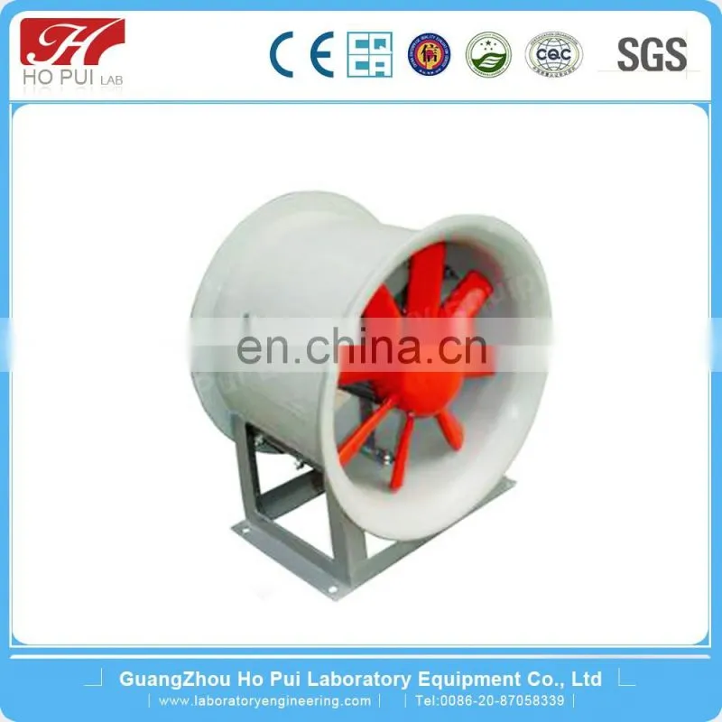 Ho Pui Axial flow Draught Fan for PP Chemical Fume Hood used