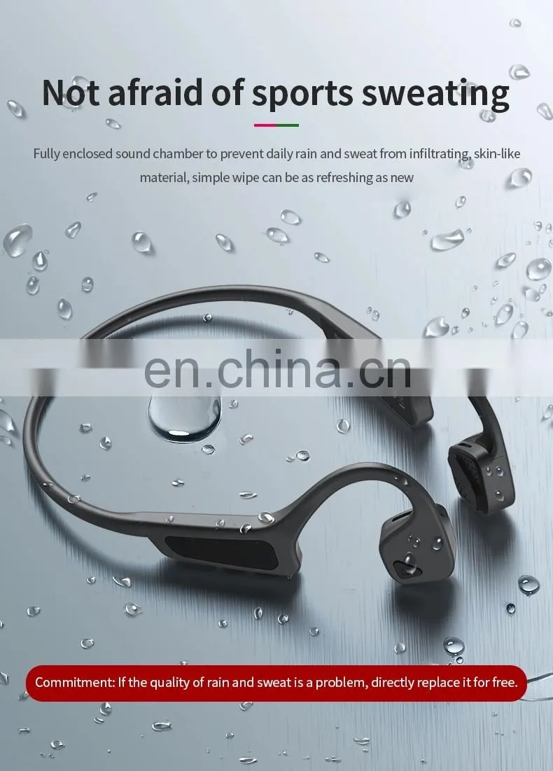 2020 Hot Sales Bone Conduction Headset Wireless Headphone Waterproof Sport Bone Conduction Earphone Factory