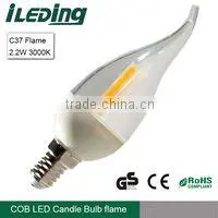 220-240V E14 COB LED Candle Light Bulb 2.2W Made in China