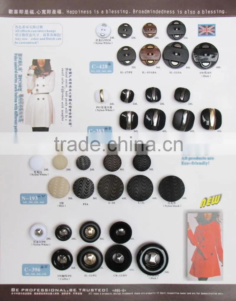 High Grade Fashion Combination Button Manufacture