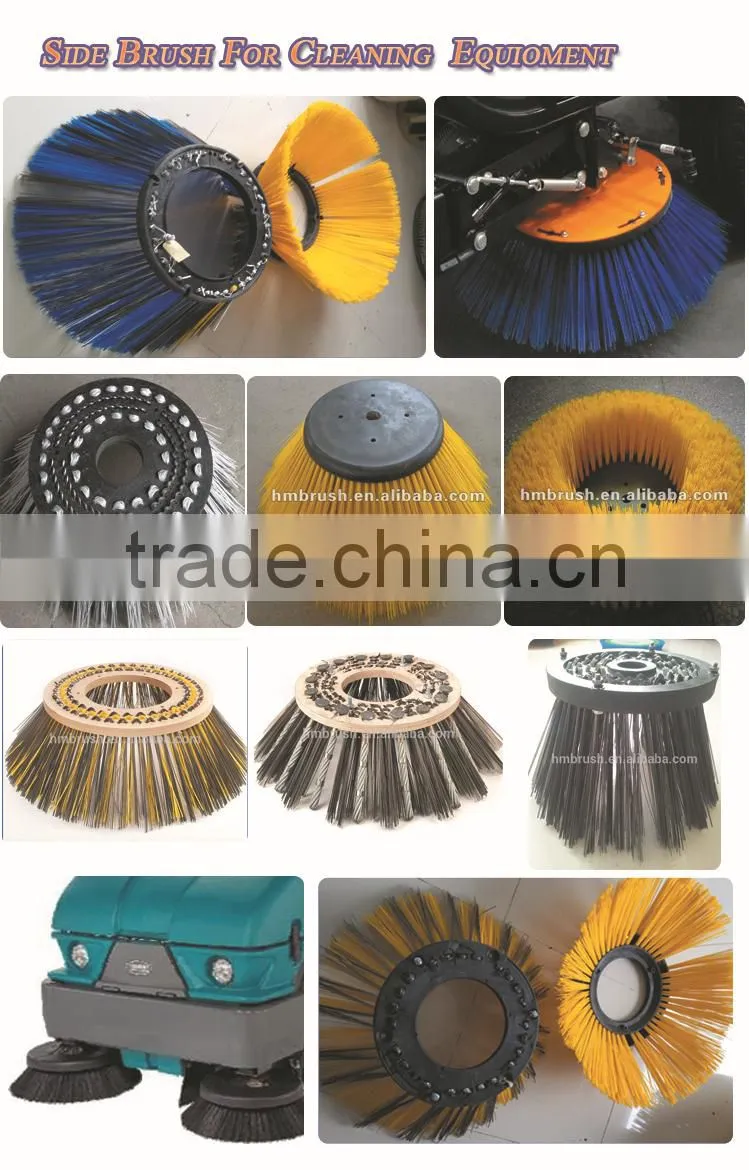 Manganese steel wire filament street road sweeper brush