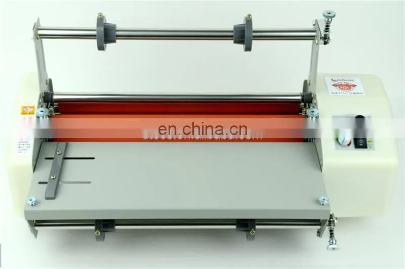 FM8350 Table top office Preglued Plastic film Manual A3 thermal laminating machine, small cold double side laminator