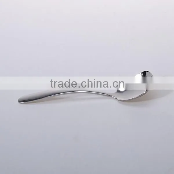 Simple design kid's stainless steel spoon