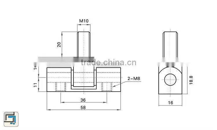 Superior quality electric cabinet hinge with zinc plated