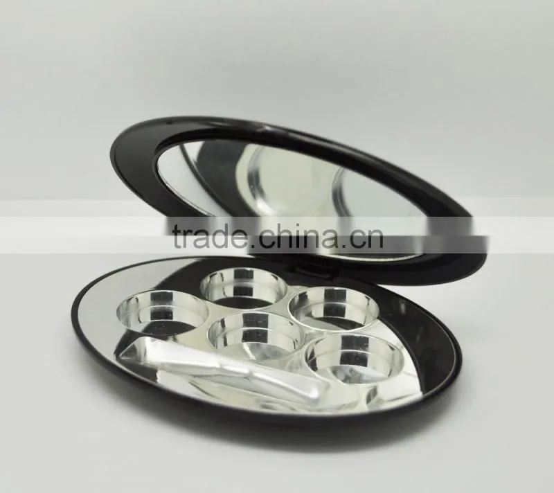 Cosmetic makeup eyeshadow powder holder/plastic compact case