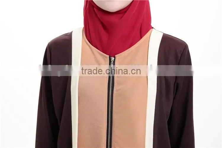 Chiffon shirt long sleeve blouses tops plus size for muslim women clothing B048