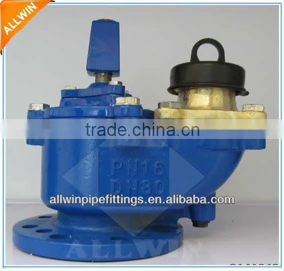 DI BS750 DN80 underground fire hydrant with best price