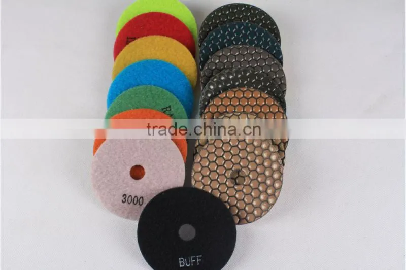 Phoenix best 4 inch dry diamond polishing pads