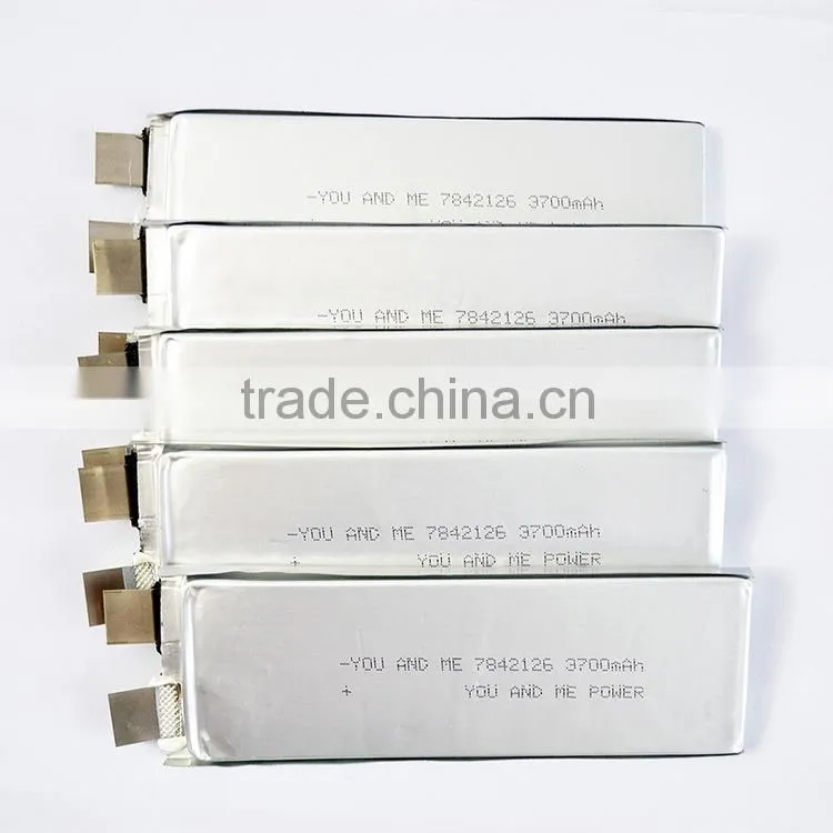 rechargeable lithium polymer battery 3.7v 3700mah