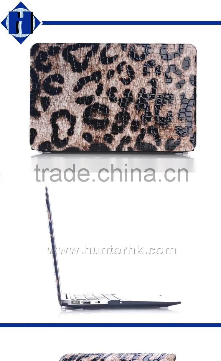 Stylish Elegant For Macbook 15" Leather PC Case