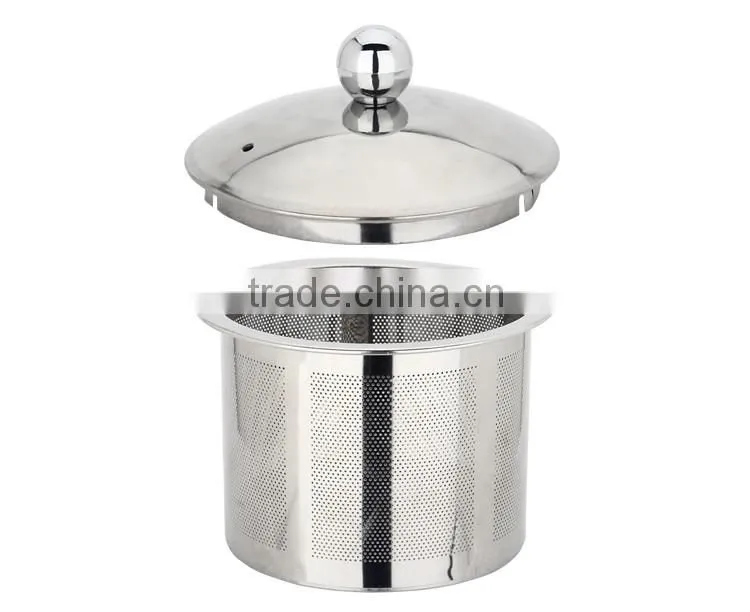 stainless steel tea pot coffee pot with strainer