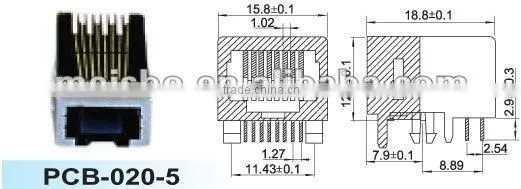 Multipurpose rj45 to serial port converter