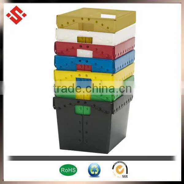 2015 custom cheap polypropylene plastic corrugated tote
