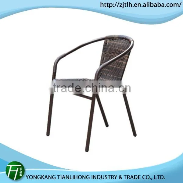 Best quality new design rattan wicker chair metal frame