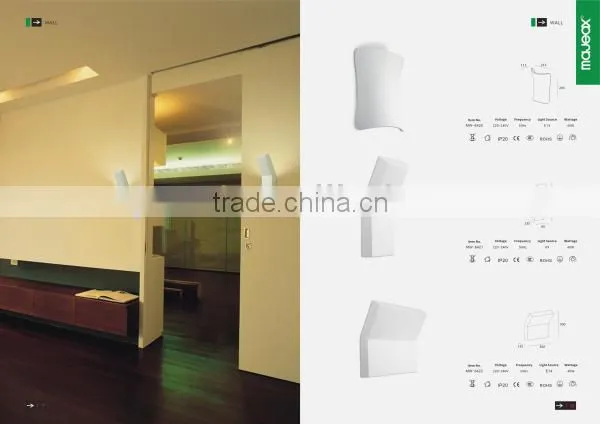 horse saddle E14 socket plaster gypsum indoor wall lamp
