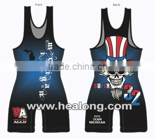Sumo Custom Made Breathable Wrestling Suit Singlet