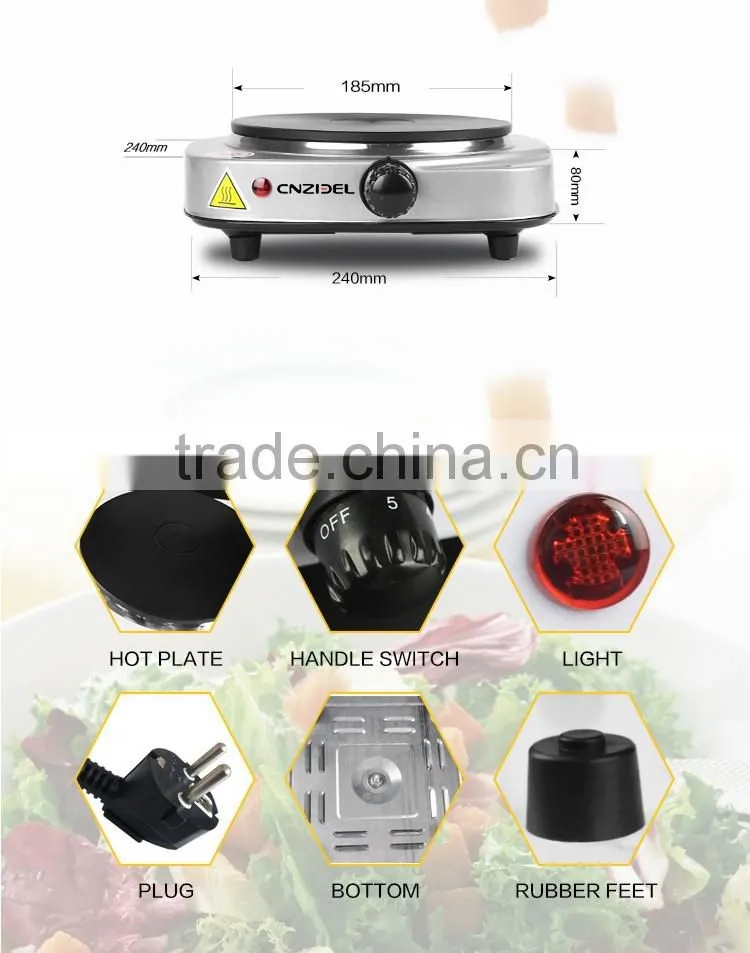 Cnzidel 0.5 thickness cover electric 1500w power plate