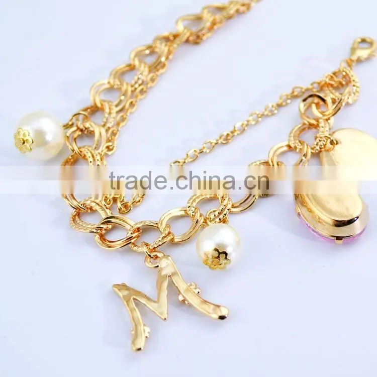 Fashion Bracelets & Bangles Pulseira Feminina Simulated Pearl Crystal Bracelets for Women Pulseras