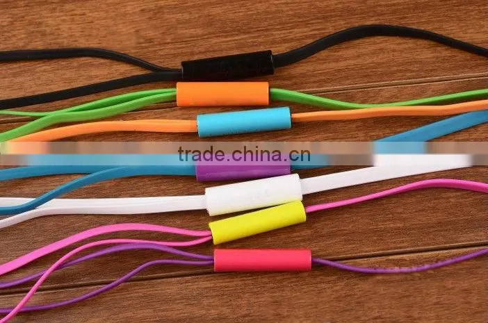 colorful earphone for mp3 and mobile