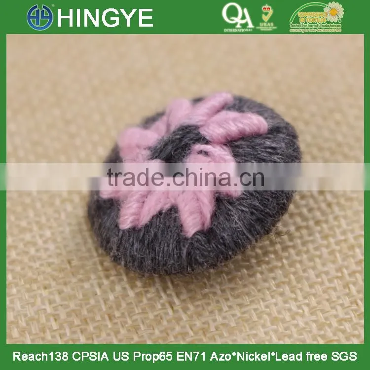 wholesale cotton thread covered button for coat 15780