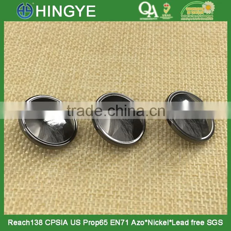 new arrival 19mm gunmetal nickel free shank buttons for clothes