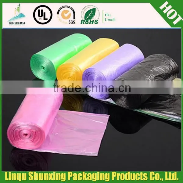 hdpe plastic trash bag on roll / fragrance trasha bag