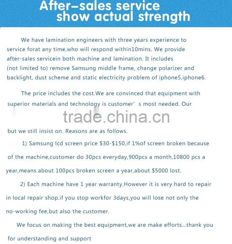 12inch Vacuum OCA lamination machine built in bubble remove lcd refurbish lcd repair mobile air bubble removing machine