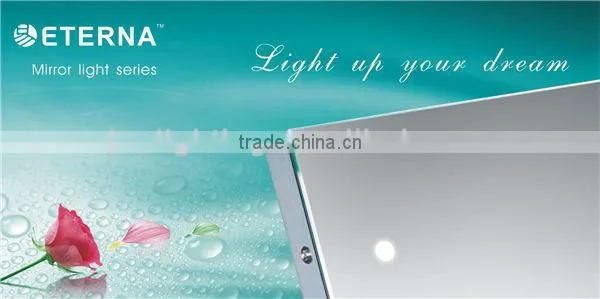 modern pratcial plain home decoration bathroom vanity LED mirror