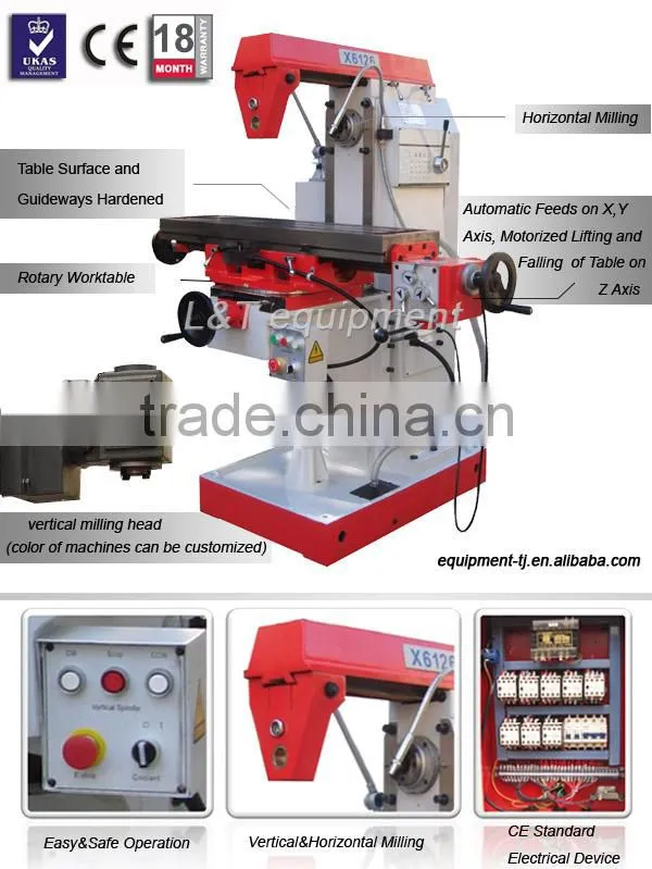 X6126 Metal Proccessing Milling Machine