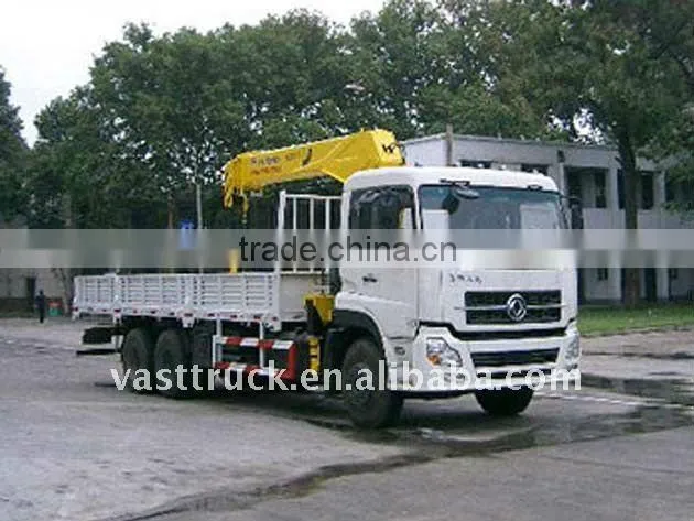 Dongfeng Tianlong 6*4 truck mounted crane factory directly sales