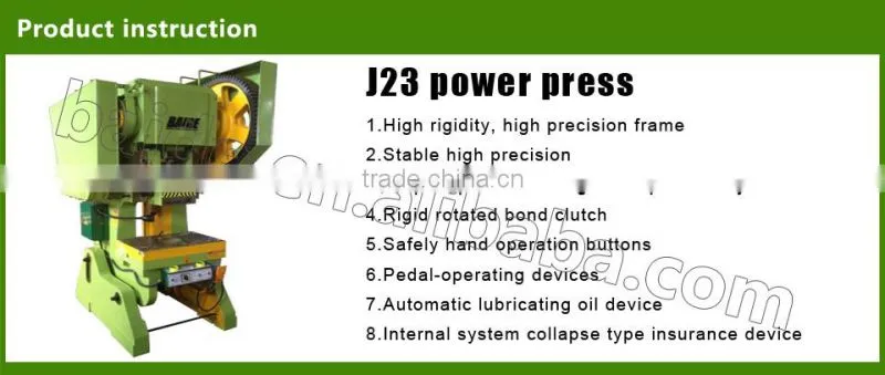 high quality mechanical blanking press machine