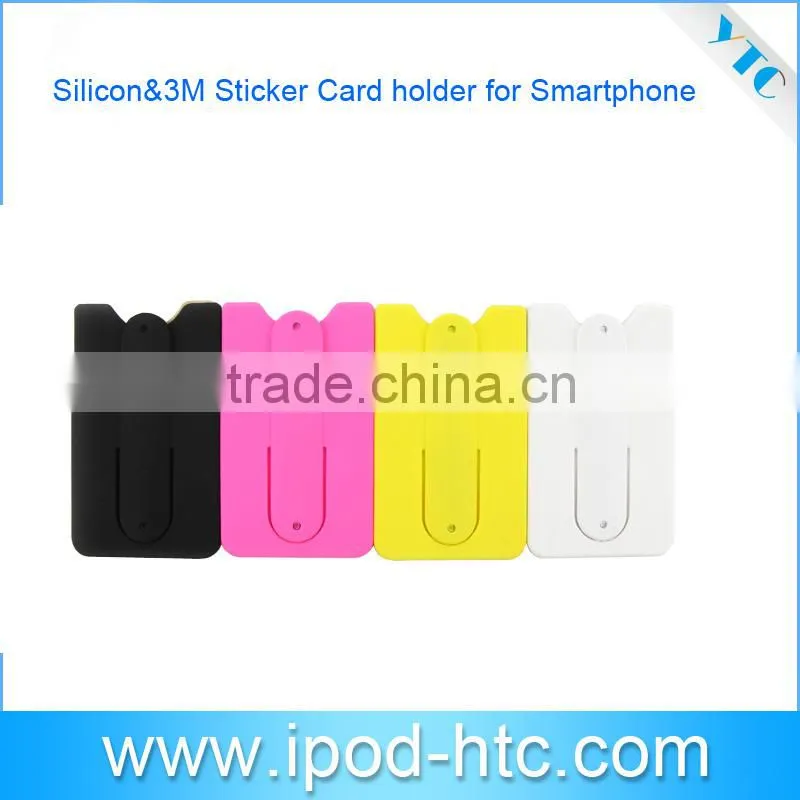 Silicone card holder, mobile phone case card holder wallet, Silicone Card Holder