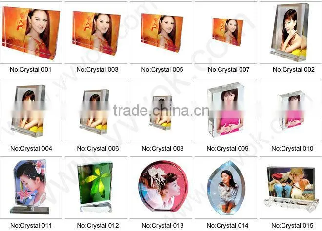 Crystal laser engraving gifts for sale