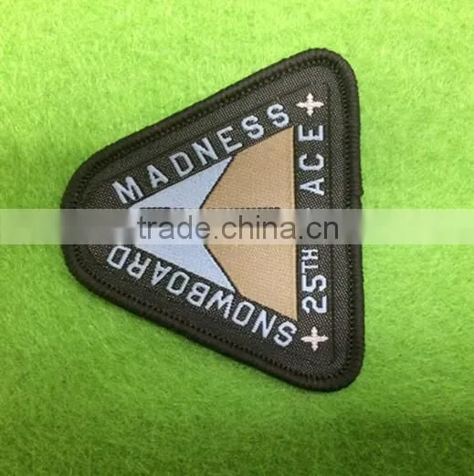 Custom new style good quality weaving patches