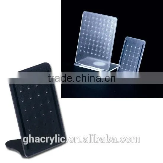 GH-RZ356 2014 hot sale Elegant and fashionable earring display,Plastic Acrylic Earring Display