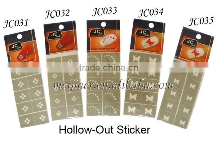 Nail art stencil sticker
