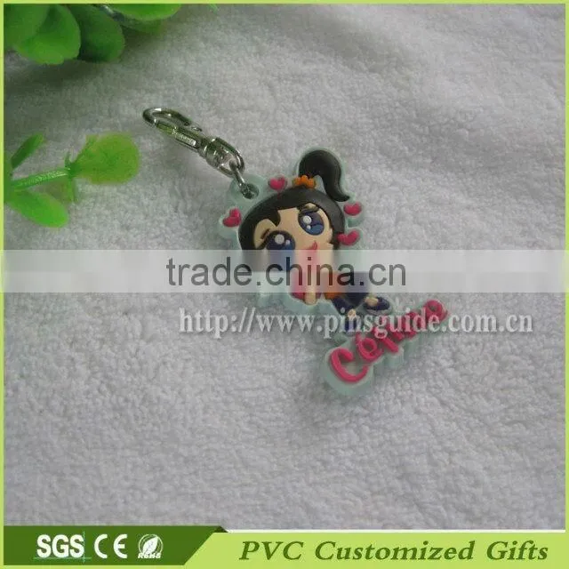 Wholesale 3d soft pvc keychain