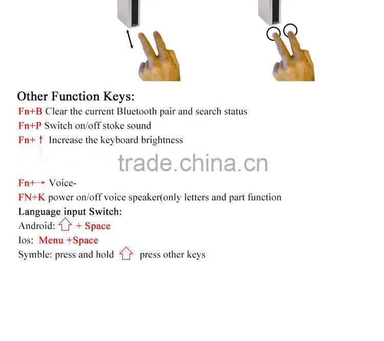 Mini Wireless Keyboard with Trackball Mouse for Smartphone Laptop
