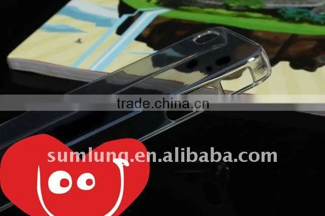 For iPhone 4s Clear sublimation cover case. Transparent color