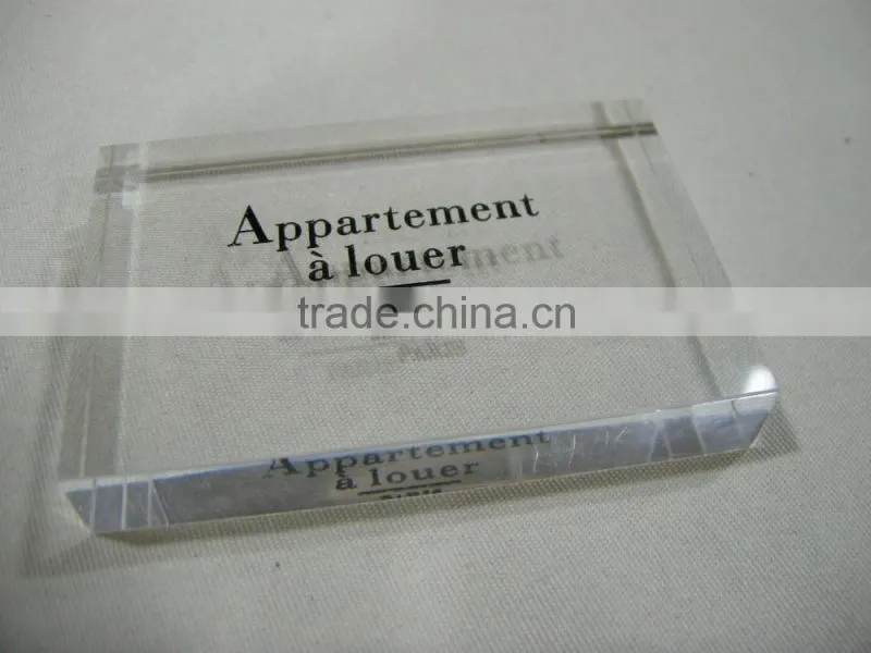 cheap price acrylic sign board holder makers 8.5 x 11