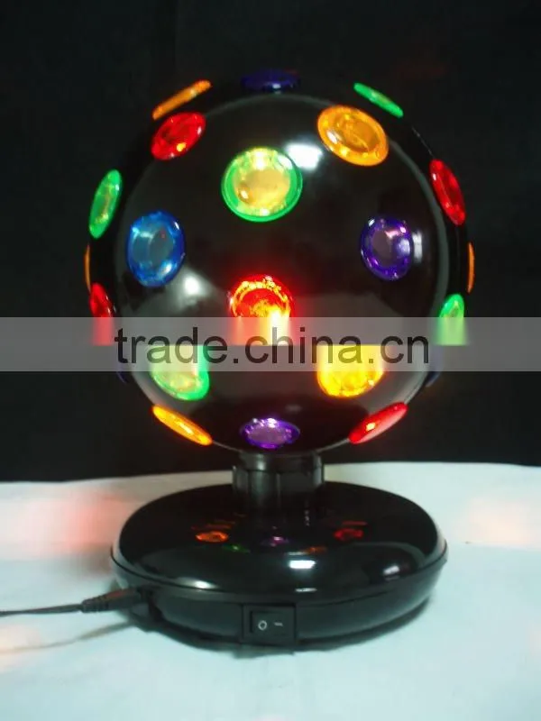 Party stage supplies 6 inch rotatory electric disco ball in black color