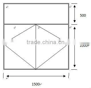Conch pvc profile for window and door