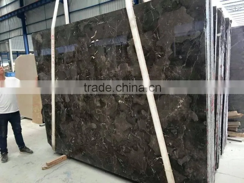 Chinese dark emperador marble slab