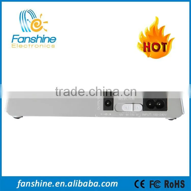 Universal External Portable 5V/7.5V/9V/12V DC Mini UPS