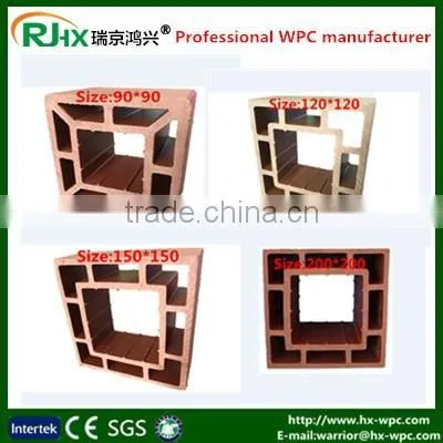 wpc crack-resistant decking for green garden buildings