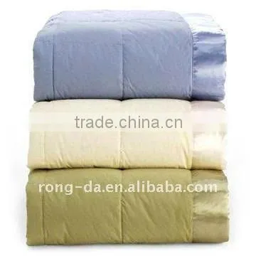 Down Blankets With Satin Binding