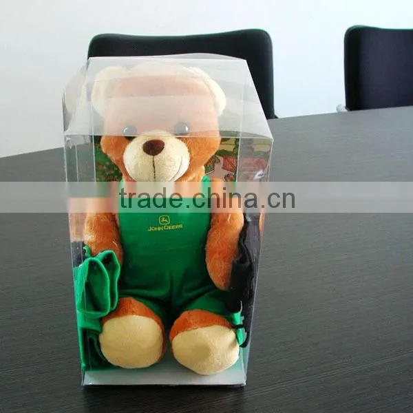 toy clear display pet plastic folding boxes